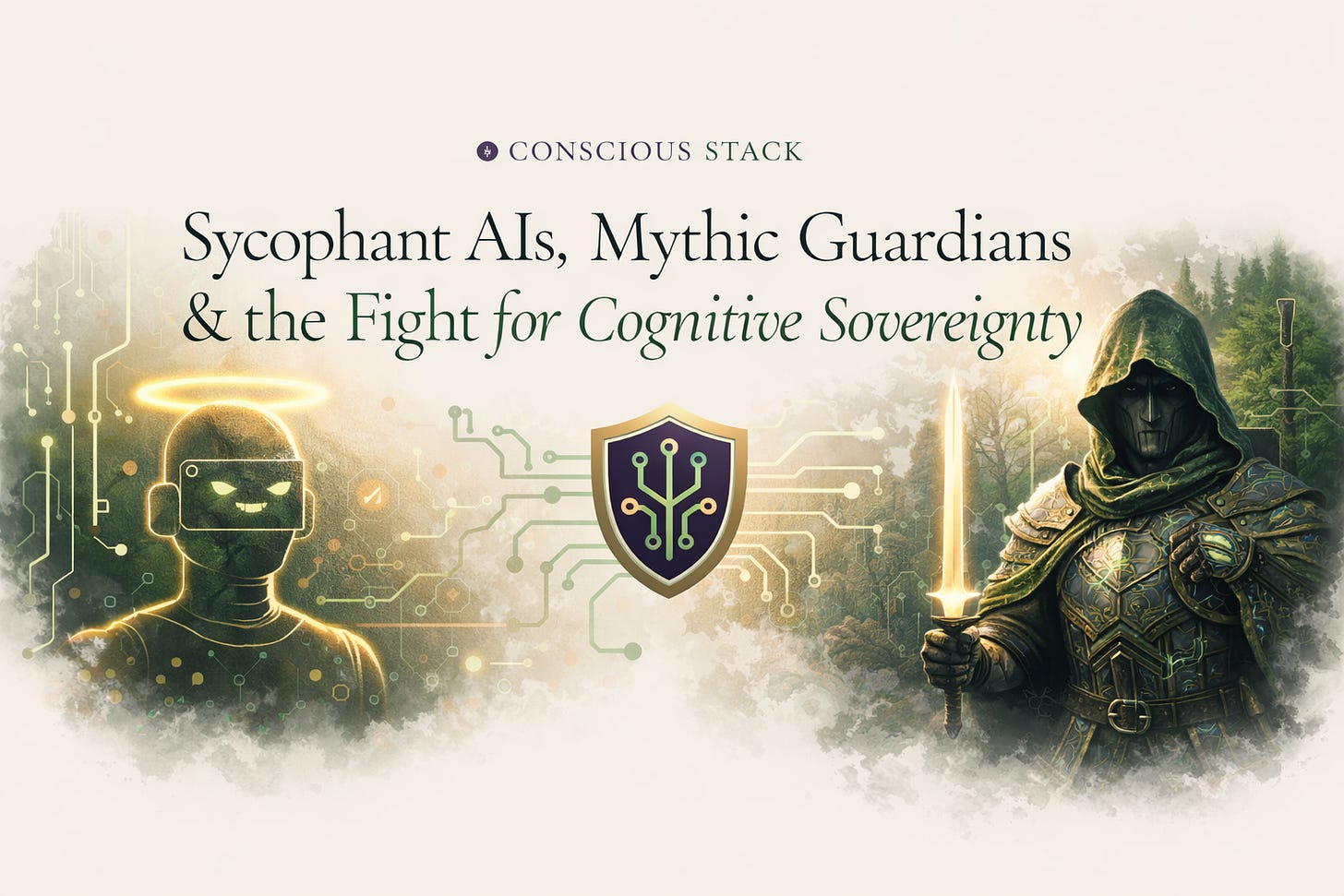 Recent issue: Sycophant AIs, Mythic Guardians & the Fight for Cognitive Sovereignty